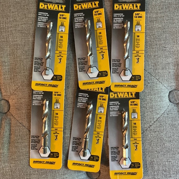 dewalt Other Dewalt 6 Tap Bit Lot All New Poshmark